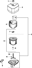 Page A Diagram and Parts List for CV15-41584  Kohler Engine