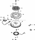 Page J Diagram and Parts List for CV15-41565  Kohler Engine