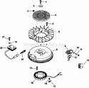 Page J Diagram and Parts List for CV15-41598  Kohler Engine