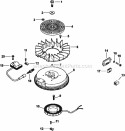 Page J Diagram and Parts List for CV15-41609  Kohler Engine