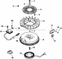 Page J Diagram and Parts List for CV15-41594  Kohler Engine