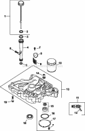 Part Location Diagram of 1219970-S Kohler Pan: Oil Assembly