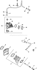Page H Diagram and Parts List for CV15-41613  Kohler Engine