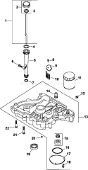 Page K Diagram and Parts List for CV15-41534  Kohler Engine