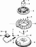 Page J Diagram and Parts List for CV15-41624  Kohler Engine