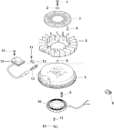 Page J Diagram and Parts List for CV14ST-1491  Kohler Engine