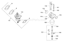 Page H Diagram and Parts List for CV11-1110  Kohler Engine