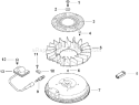Page J Diagram and Parts List for CV13T-21523  Kohler Engine