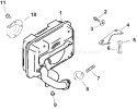 Page G Diagram and Parts List for CV13T-21534  Kohler Engine