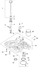Page K Diagram and Parts List for CV15T-41607  Kohler Engine
