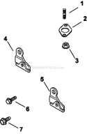 Page G Diagram and Parts List for CV15-41565  Kohler Engine