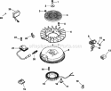 Page J Diagram and Parts List for CV16-43514  Kohler Engine