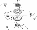 Page J Diagram and Parts List for CV16-43522  Kohler Engine