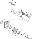 Page H Diagram and Parts List for CV16-43522  Kohler Engine