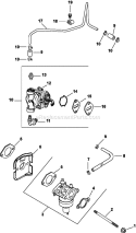 Page H Diagram and Parts List for CV16-43524  Kohler Engine