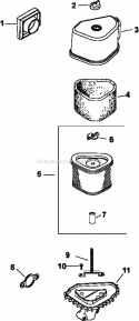 Page B Diagram and Parts List for CV14-14107  Kohler Engine