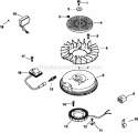 Page J Diagram and Parts List for CV16-43526  Kohler Engine