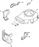 Page B Diagram and Parts List for CV16-43521  Kohler Engine