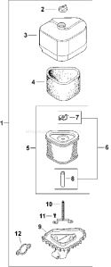 Page A Diagram and Parts List for CV16S-43518  Kohler Engine