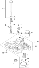 Page K Diagram and Parts List for CV16S-43519  Kohler Engine