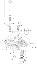 Page K Diagram and Parts List for CV16S-43526  Kohler Engine