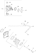 Page H Diagram and Parts List for CV16S-43526  Kohler Engine