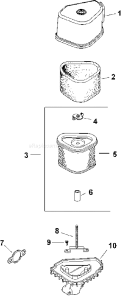 Page A Diagram and Parts List for CV16S-43514  Kohler Engine
