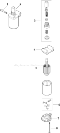 Page M Diagram and Parts List for CV16S-43514  Kohler Engine