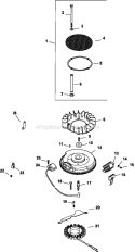Page L Diagram and Parts List for CV18-61541  Kohler Engine