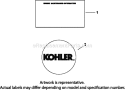 Page E Diagram and Parts List for CV18-61567  Kohler Engine