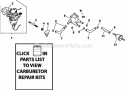 Page H Diagram and Parts List for CV20-65550  Kohler Engine