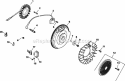 Page P Diagram and Parts List for CV18-61517  Kohler Engine