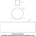 Part Location Diagram of 2411330-S Kohler Decal, Hp W/Customer Logo-Disc.