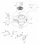 Page B Diagram and Parts List for CV20-65593  Kohler Engine