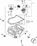 Page K Diagram and Parts List for CV20-65613  Kohler Engine