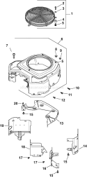 Page B Diagram and Parts List for CV20S-65595  Kohler Engine