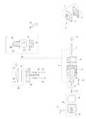 Page H Diagram and Parts List for CV20S-65607  Kohler Engine