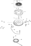 Page J Diagram and Parts List for CV18S-61576  Kohler Engine