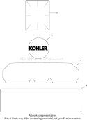 Page E Diagram and Parts List for CV20S-65611  Kohler Engine