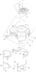 Page B Diagram and Parts List for CV20S-65617  Kohler Engine