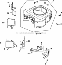Page B Diagram and Parts List for CV22-67500  Kohler Engine