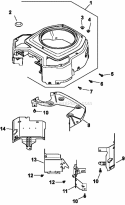 Page B Diagram and Parts List for CV20-65508  Kohler Engine