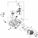 Page K Diagram and Parts List for CV22-67543  Kohler Engine