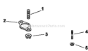 Page G Diagram and Parts List for CV22-75584  Kohler Engine