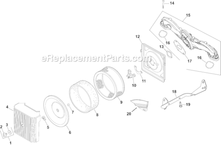 Page A Diagram and Parts List for CV23-75540  Kohler Engine