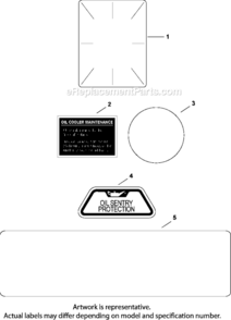 Page E Diagram and Parts List for CV23-75540  Kohler Engine