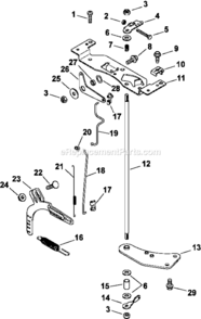Page F Diagram and Parts List for CV23-75540  Kohler Engine