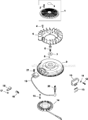 Page J Diagram and Parts List for CV23-75541  Kohler Engine