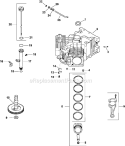 Page C Diagram and Parts List for CV23-75541  Kohler Engine