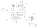 Page K Diagram and Parts List for CV23-75545  Kohler Engine